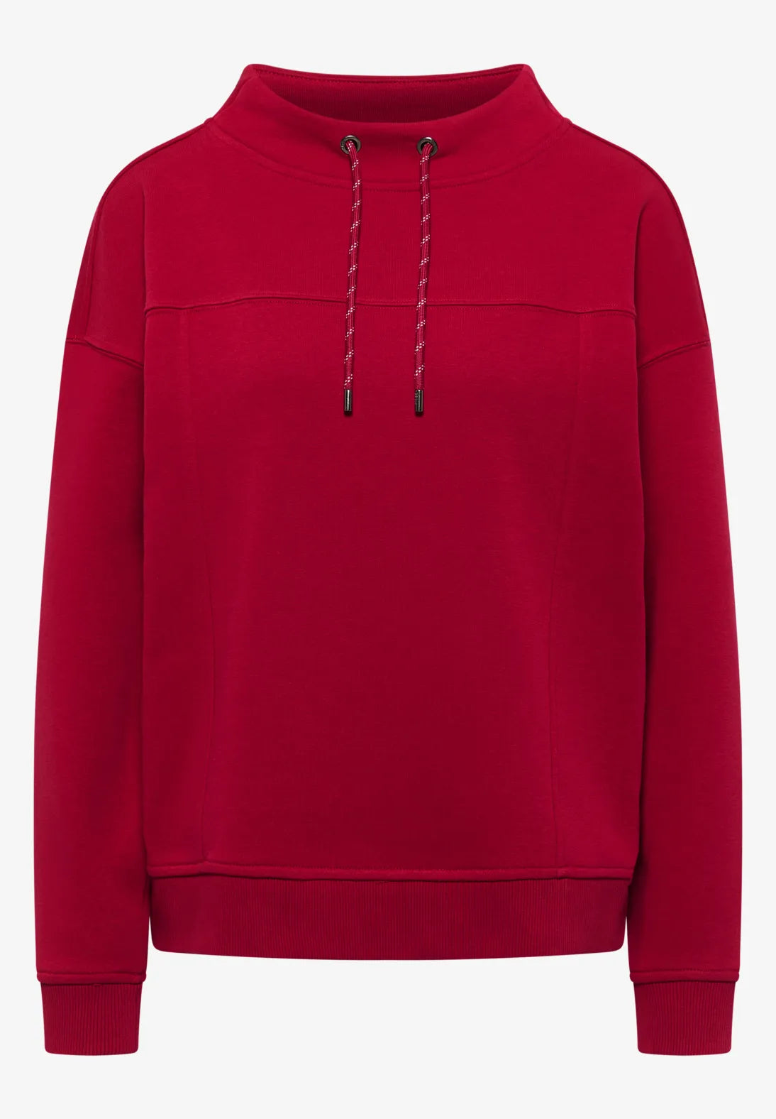 ABBEY RASPBERRY RED SWEATER