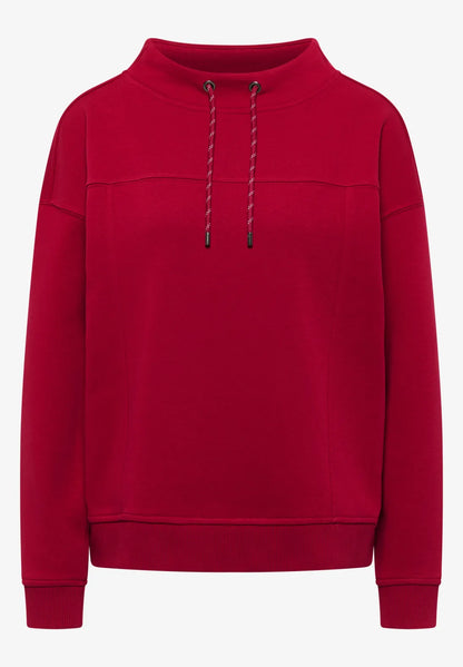 ABBEY RASPBERRY RED SWEATER