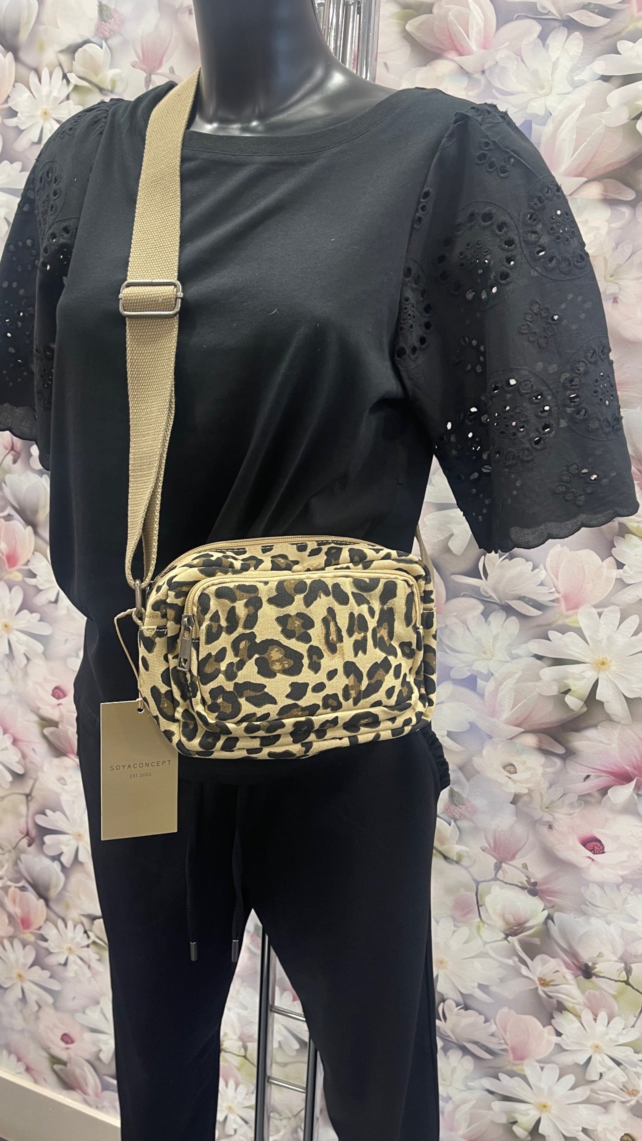 CAMEL ANIMAL PRINT BAG