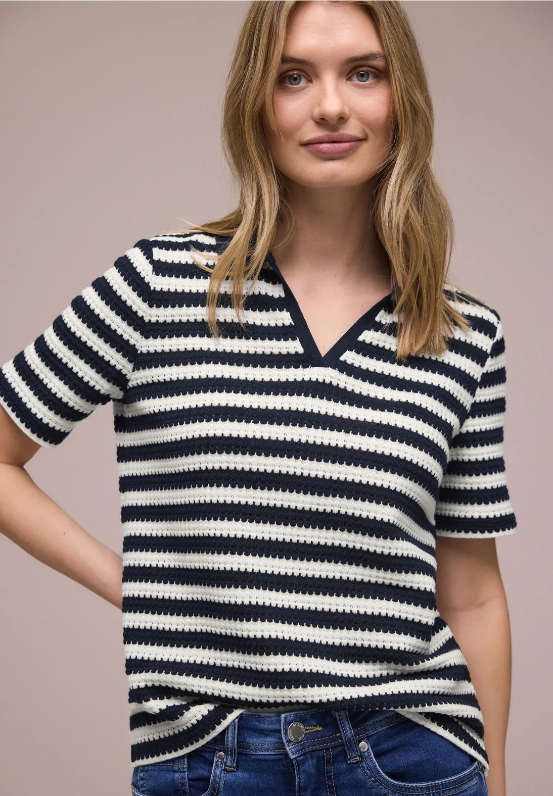 RONA NAVY KNIT