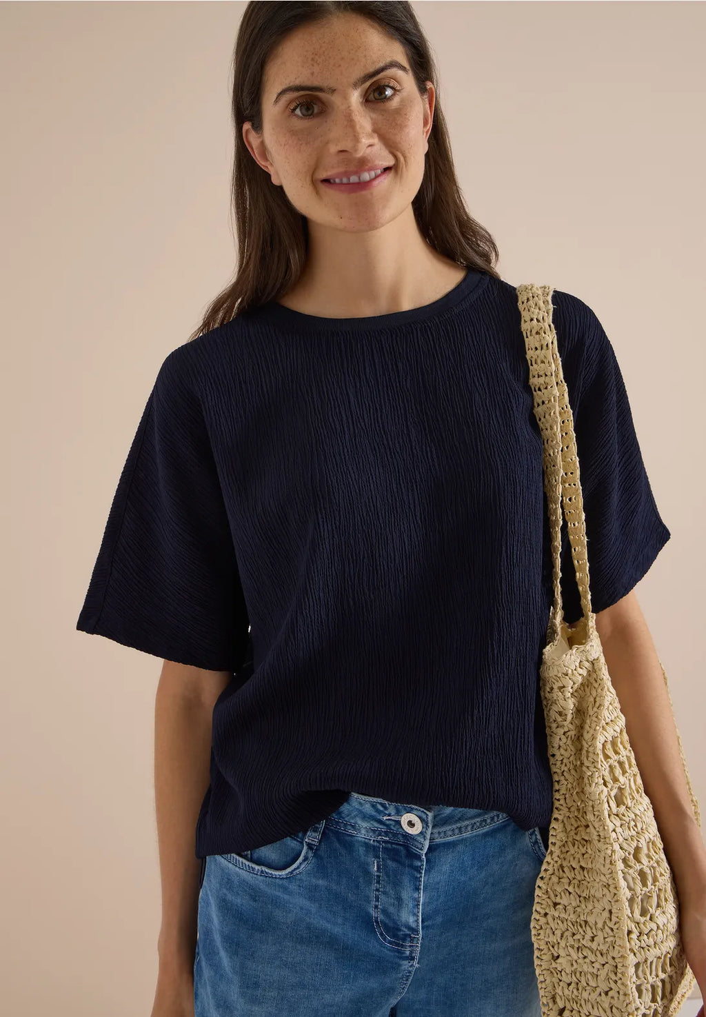 MONROE NAVY TOP