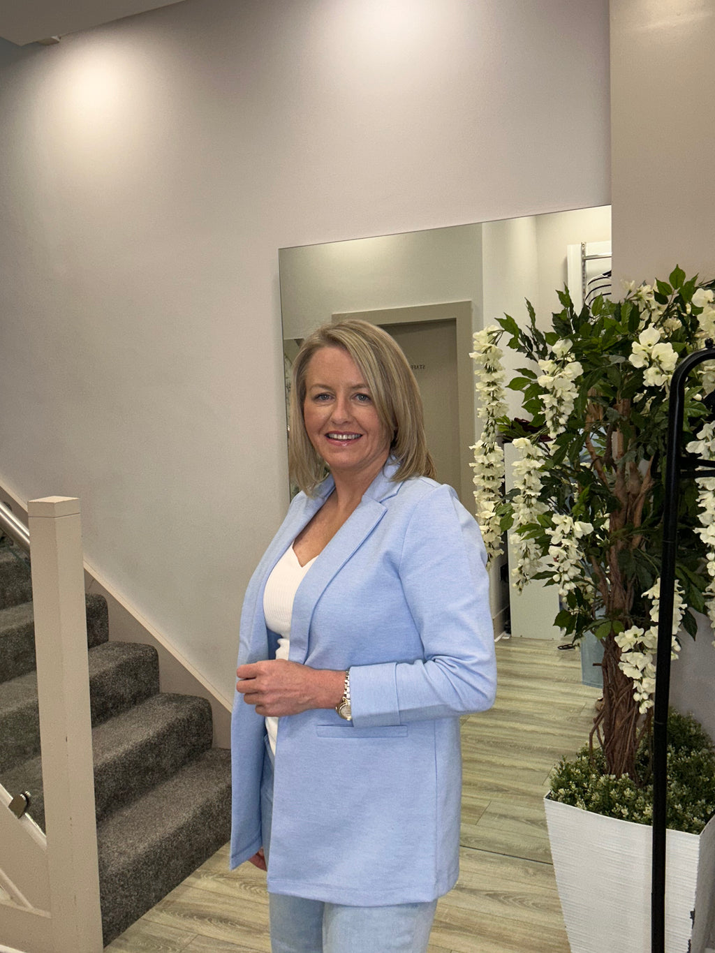 MARIE BLUE BLAZER