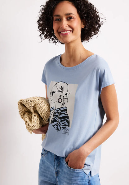 LADY BLUE TEE