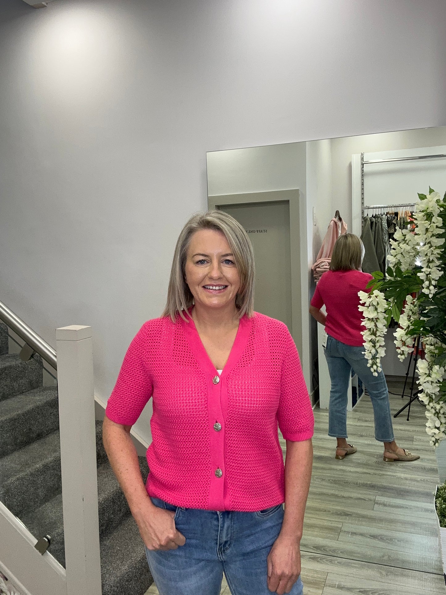 ZURI PINK CARDIGAN