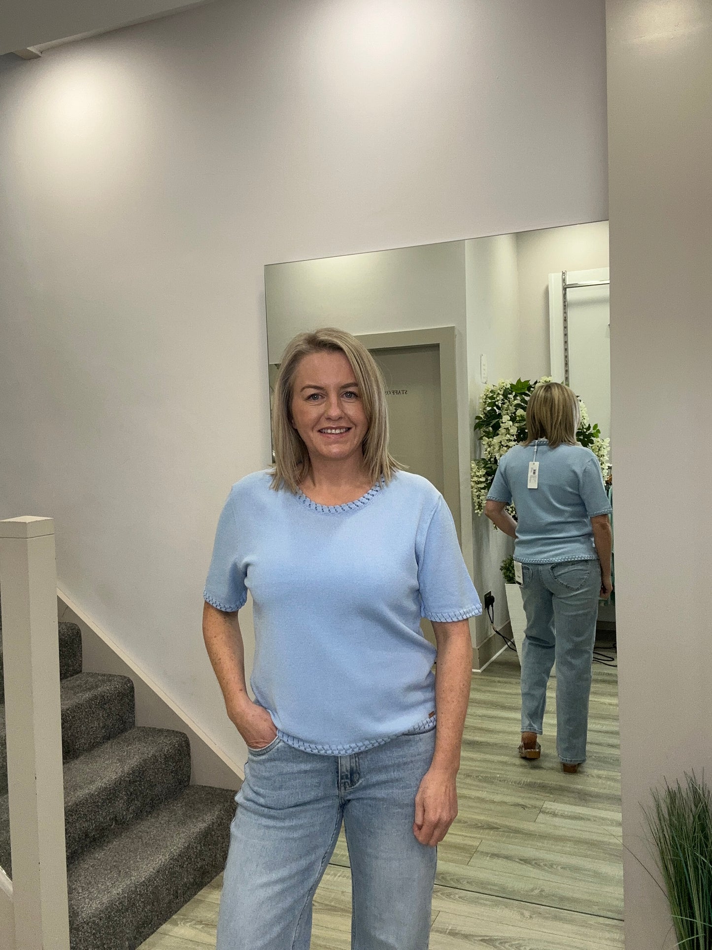 KATE BLUE TOP