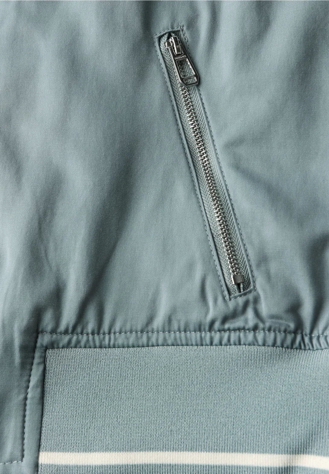 GEMMA DUCK-EGG BLUE BOMBER JACKET