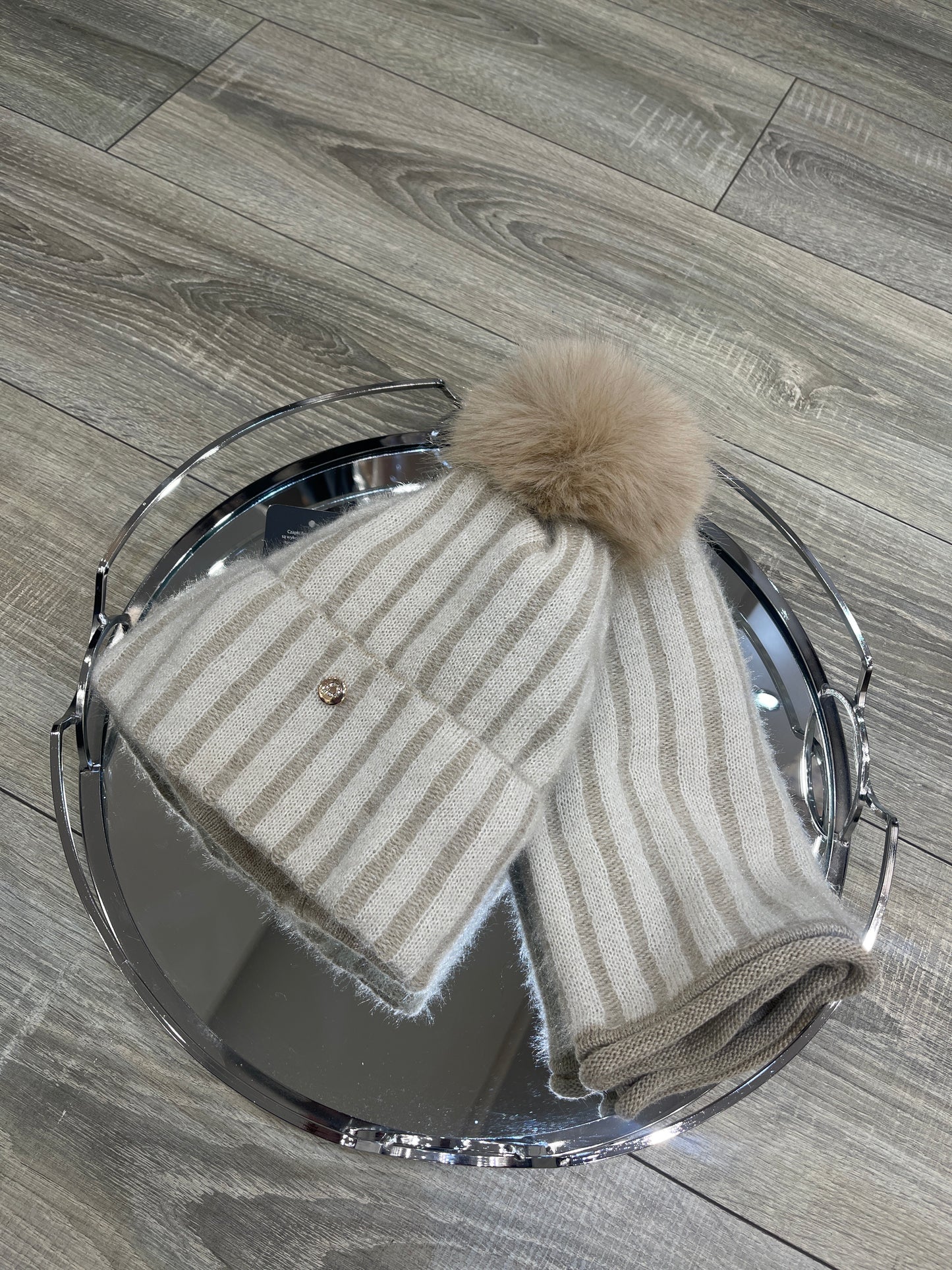 KARINA CREAM HAT SET