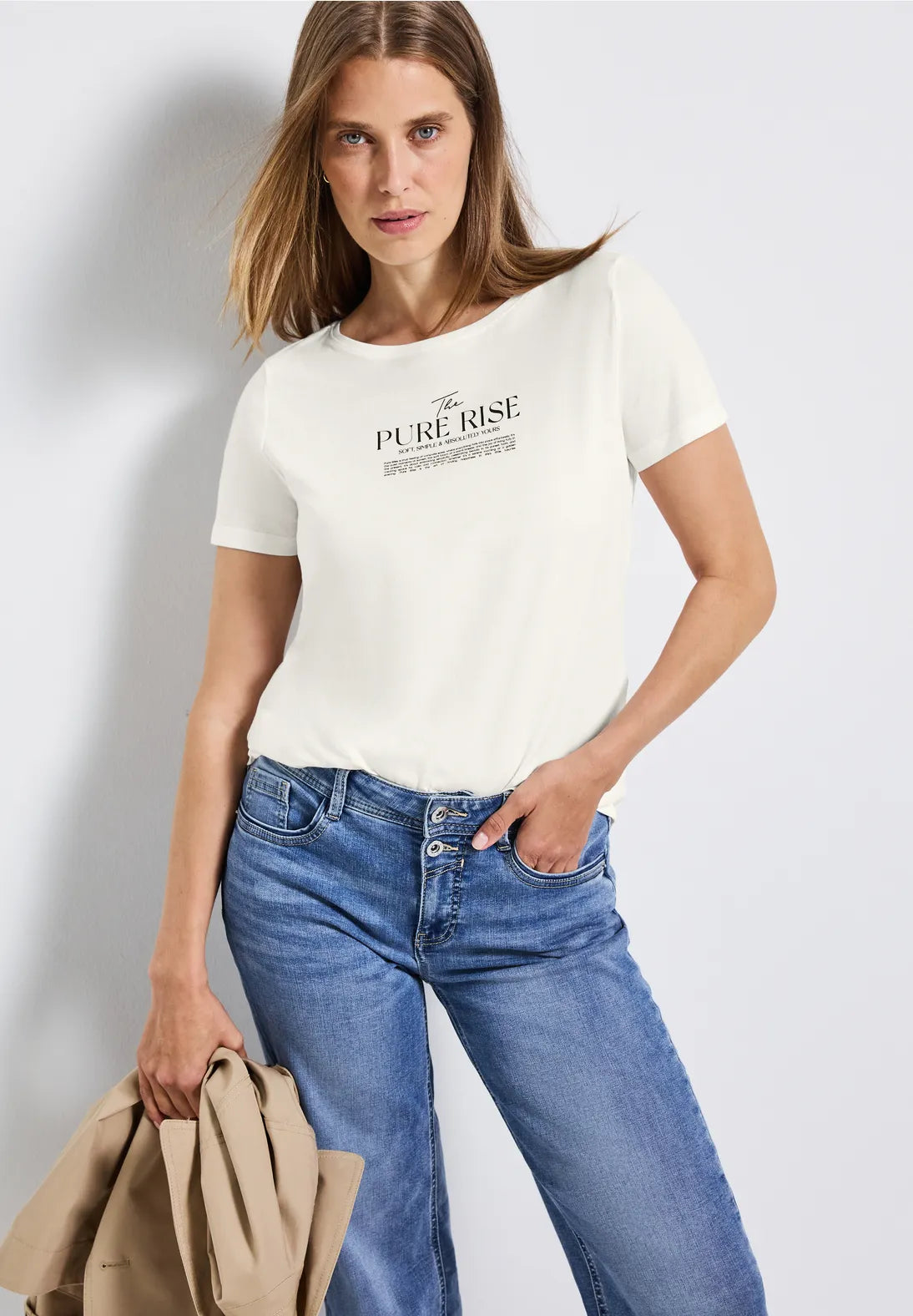 PURE OFF WHITE TEE