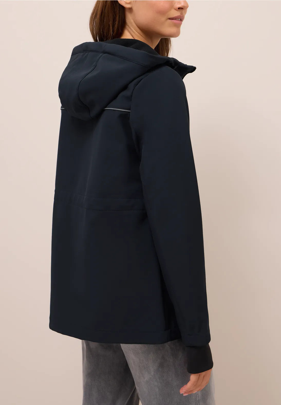 SHELL NAVY  COAT