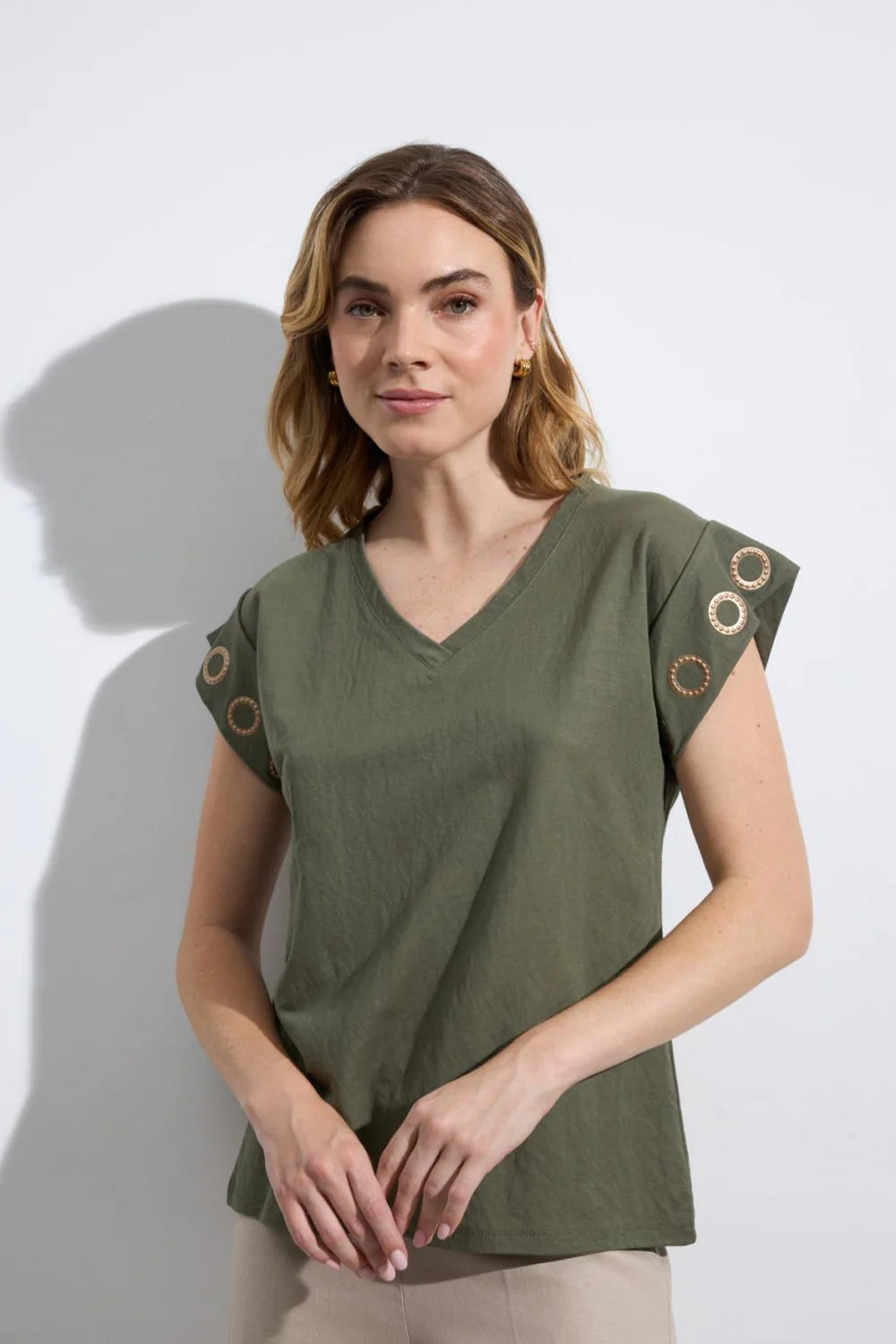 HIBI KHAKI TOP