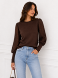 CLEO BROWN KNIT