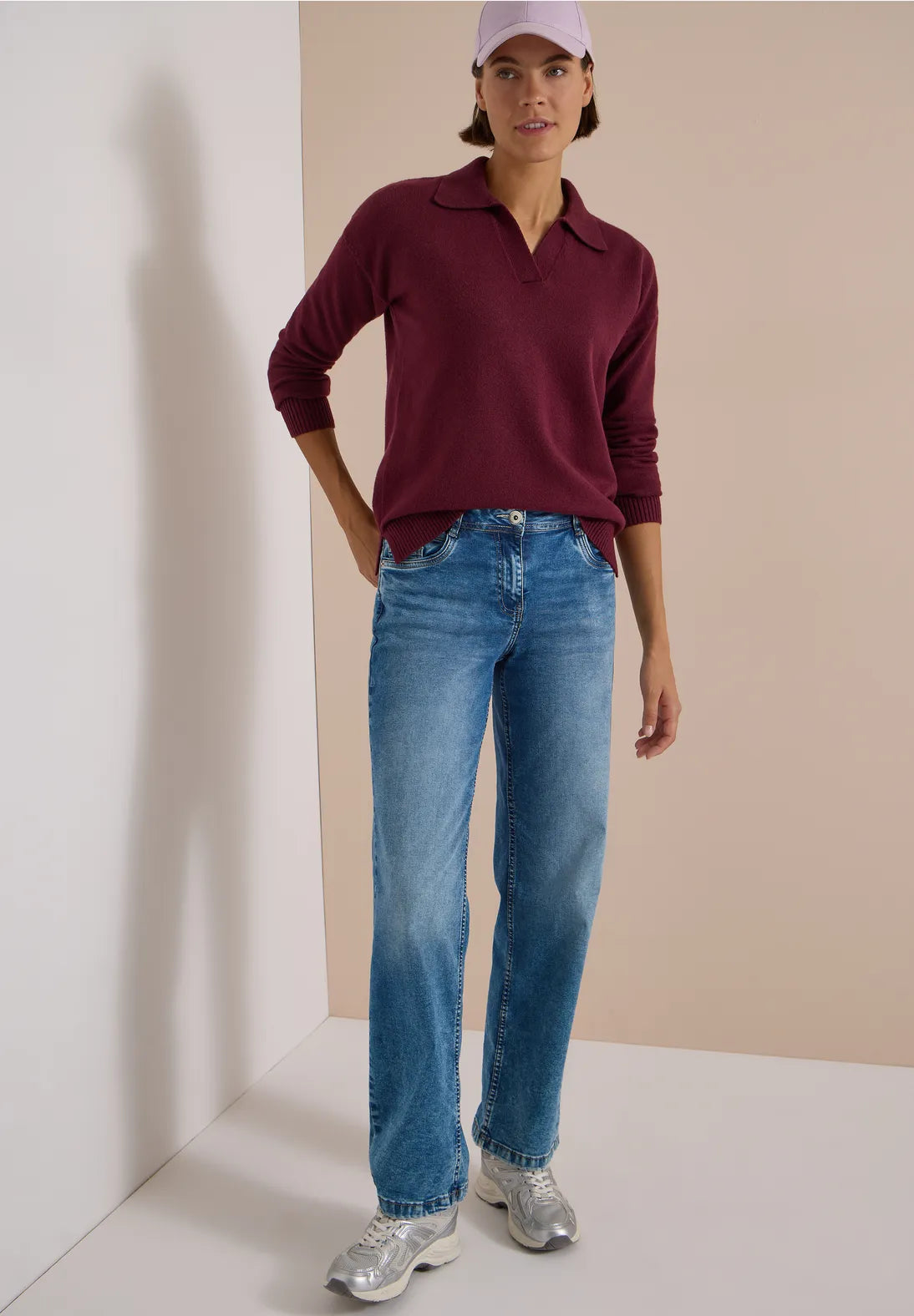 BIRDIE BURGUNDY KNIT