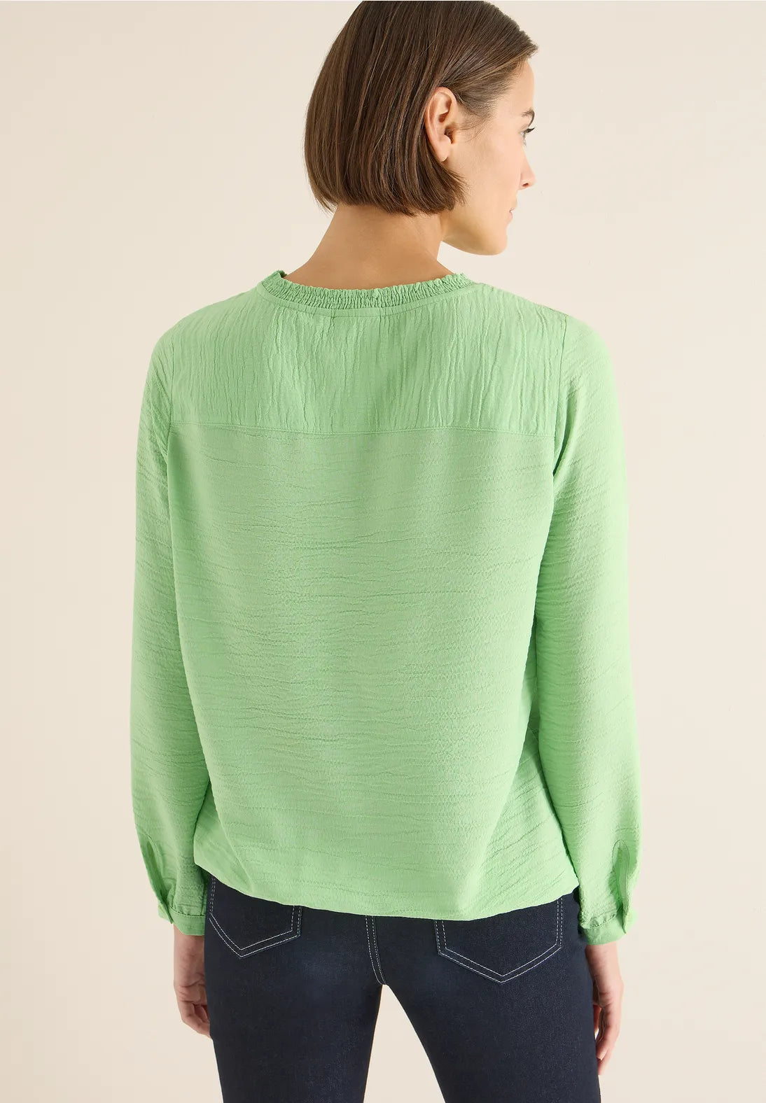 UNA GREEN BLOUSE