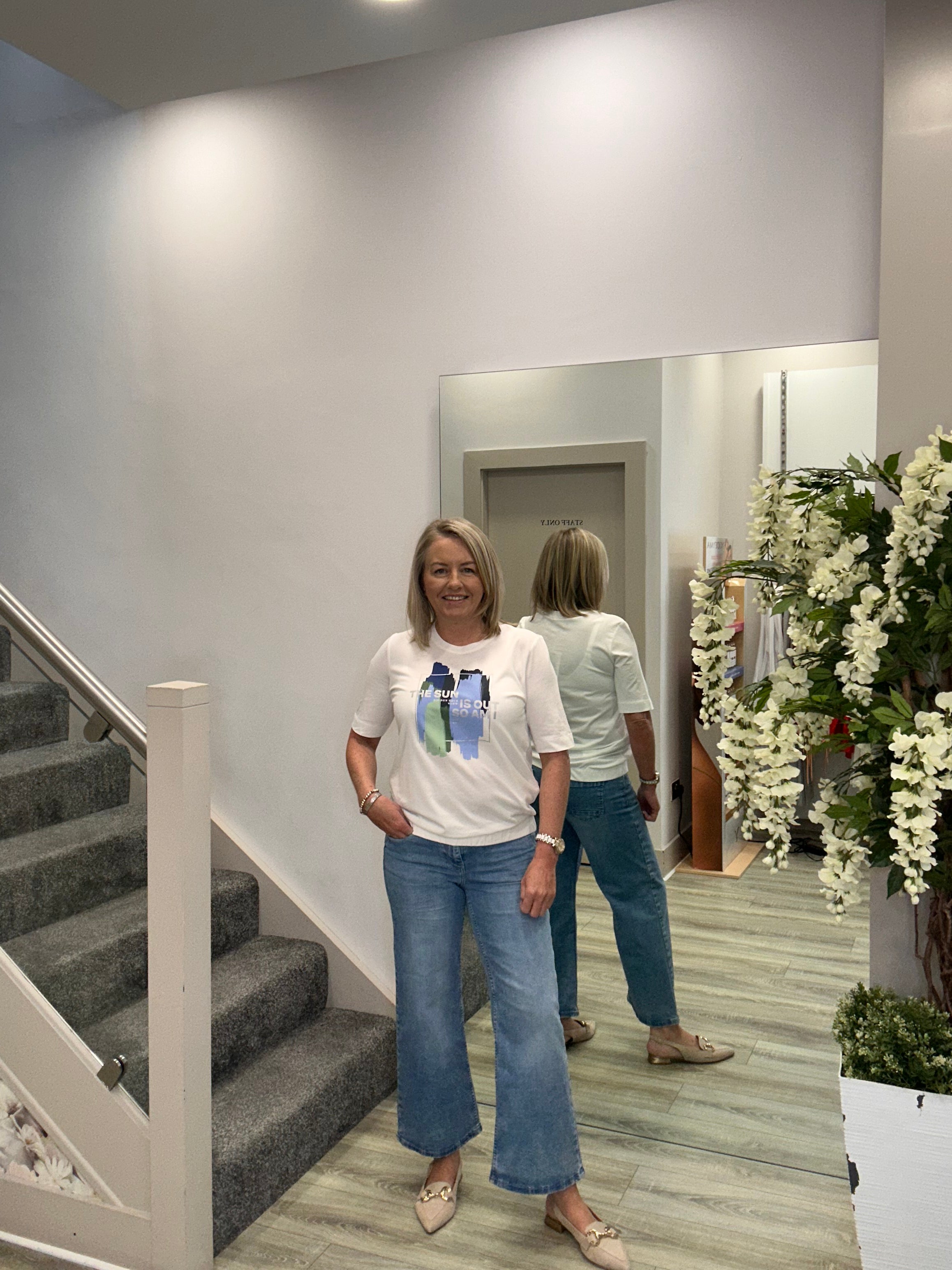 CALLY WHITE T-SHIRT