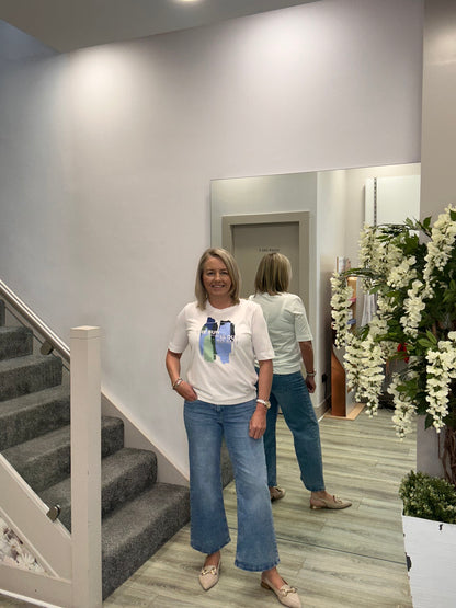 CALLY WHITE T-SHIRT