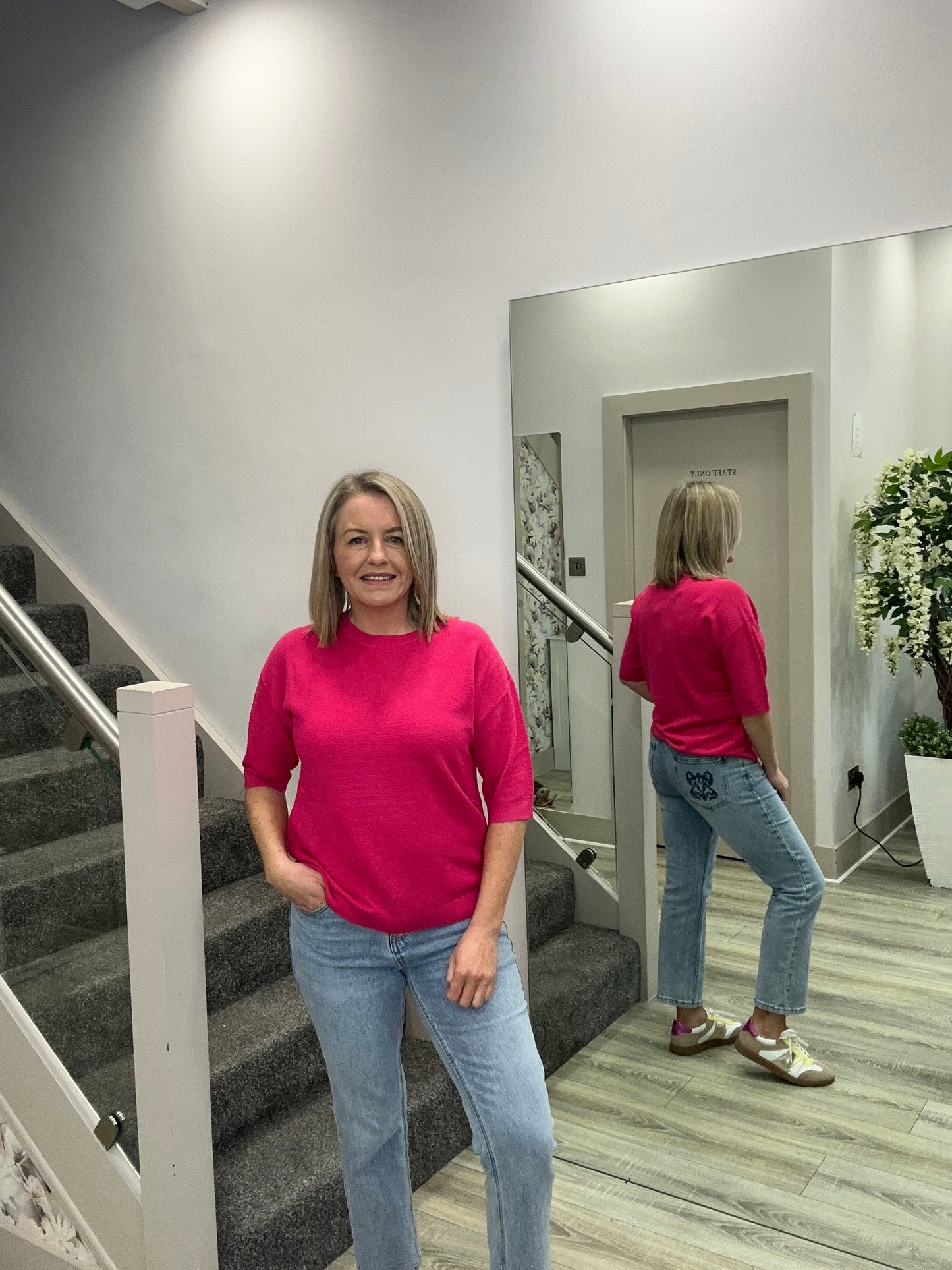 CELINA HOT PINK TOP
