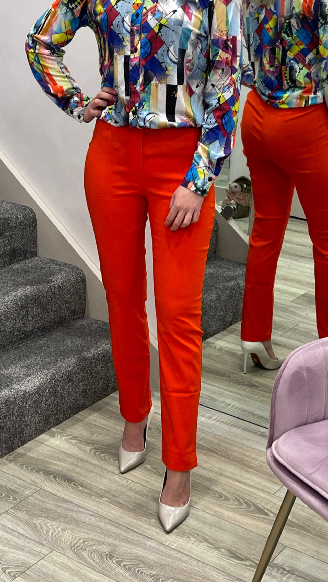 SASHA ORANGE TROUSER