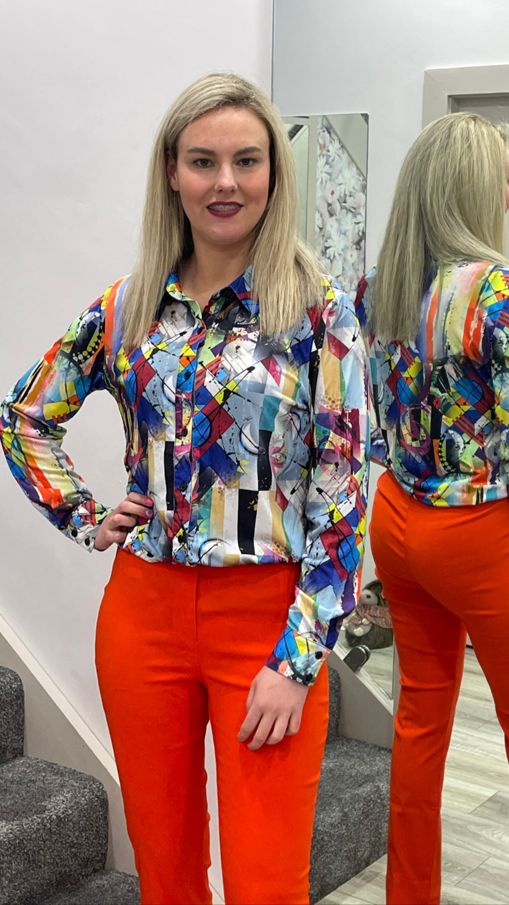 SASHA ORANGE TROUSER