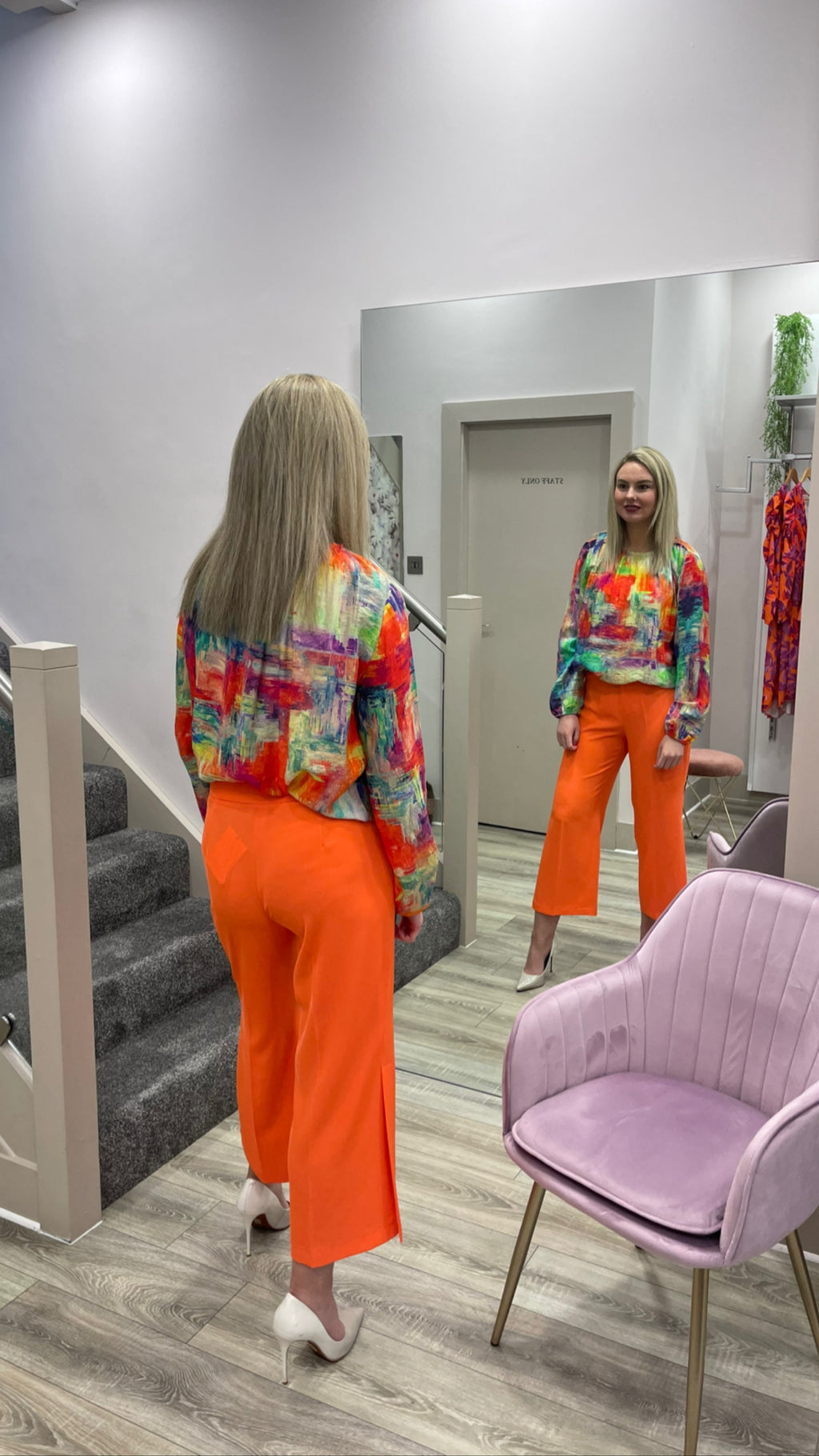 SEYA ORANGE TROUSER
