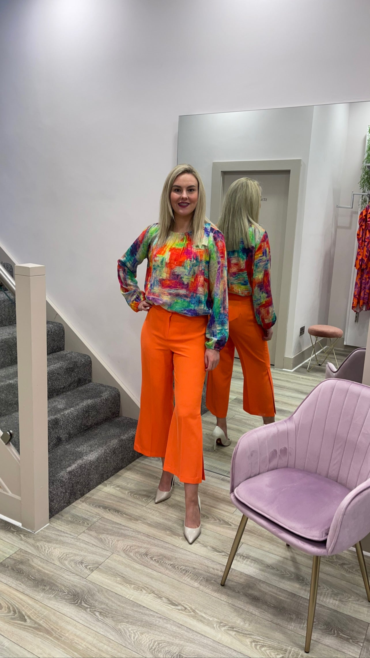 SEYA ORANGE TROUSER