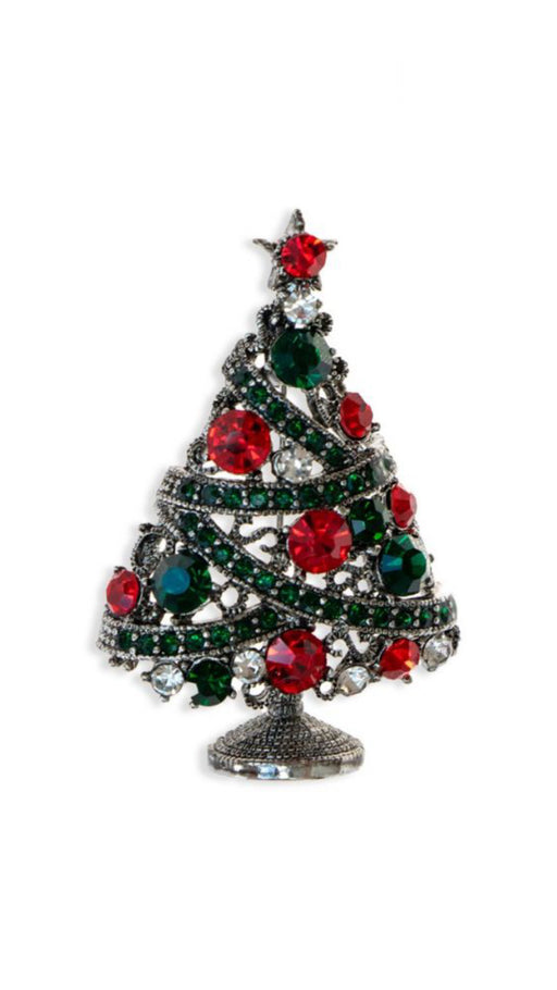 CHRISTMAS TREE BROOCH