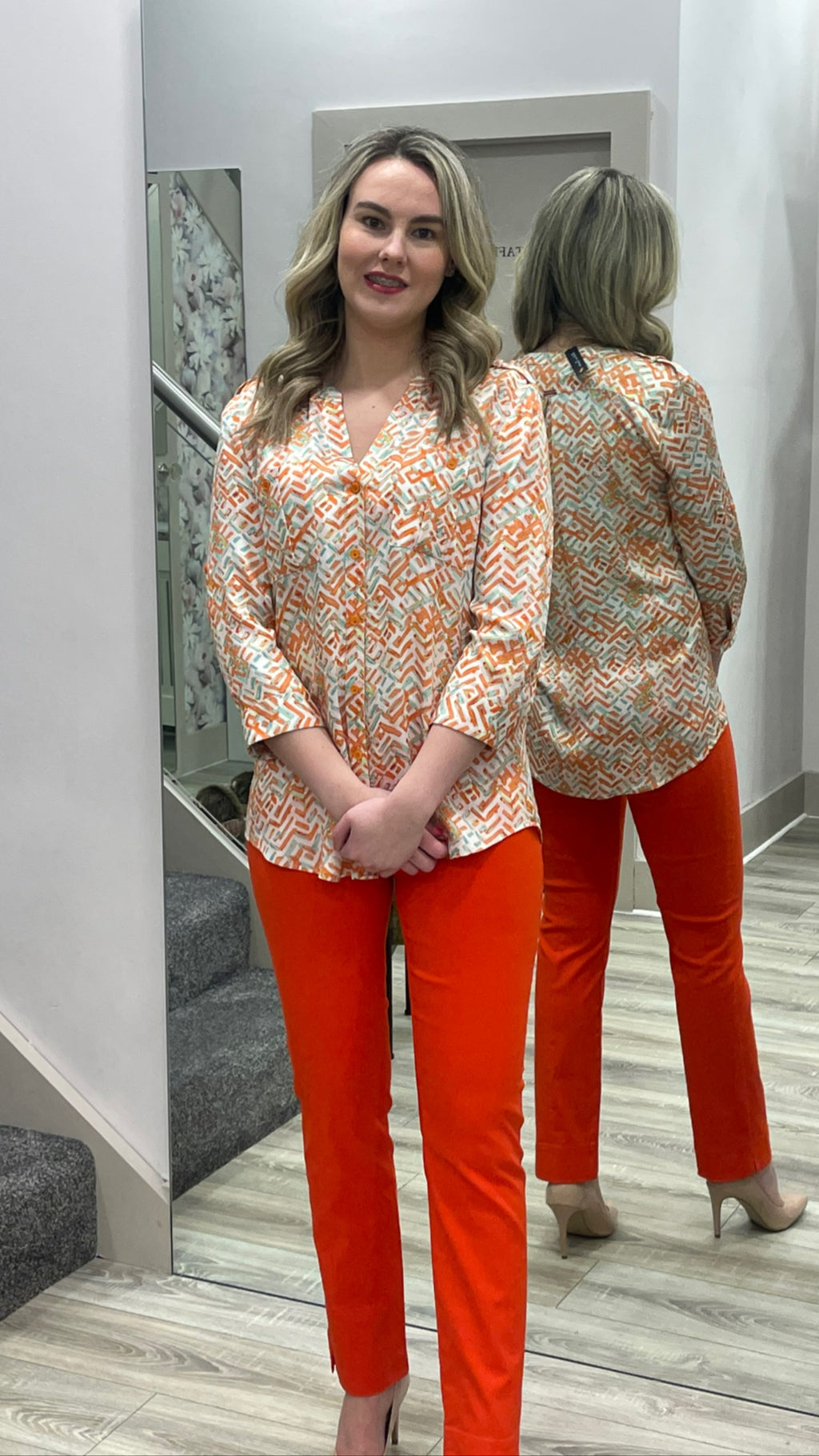 SASHA ORANGE TROUSER