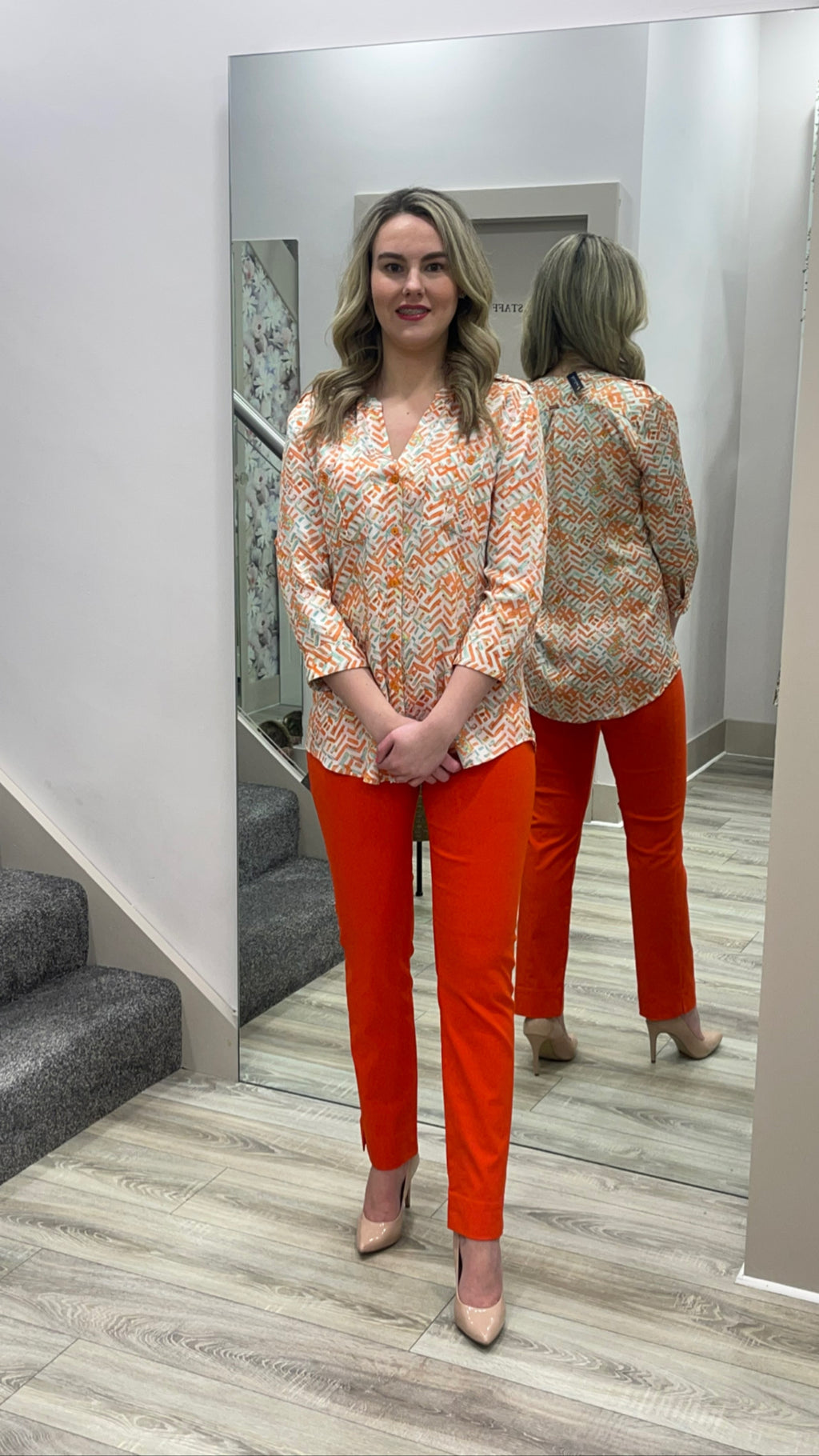 SASHA ORANGE TROUSER