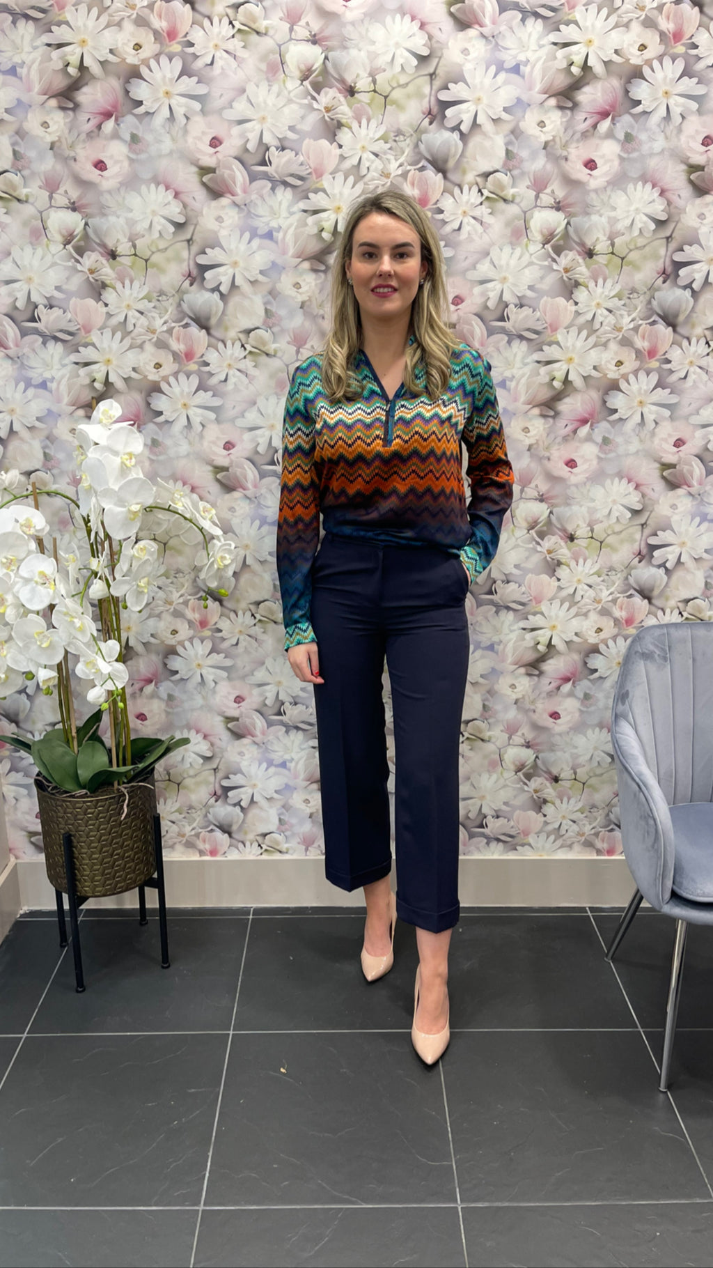 FRANCA NAVY CULOTTES