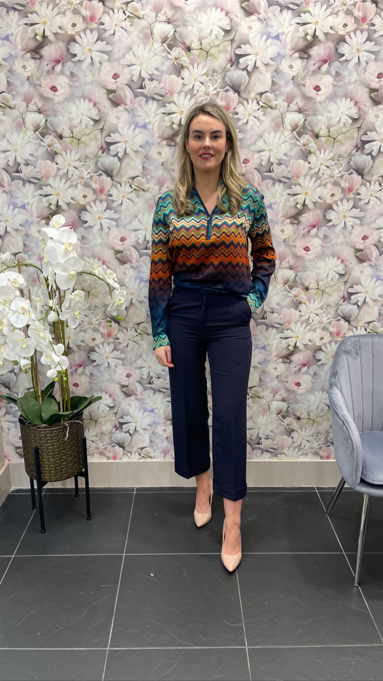 FRANCA NAVY CULOTTES