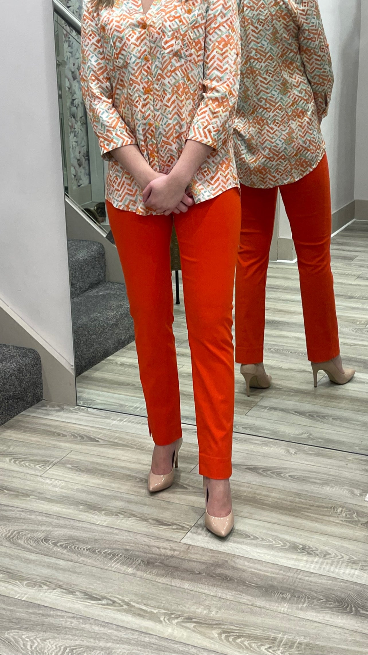 SASHA ORANGE TROUSER