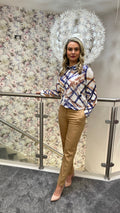 BLAKE PATTERNED BLOUSE