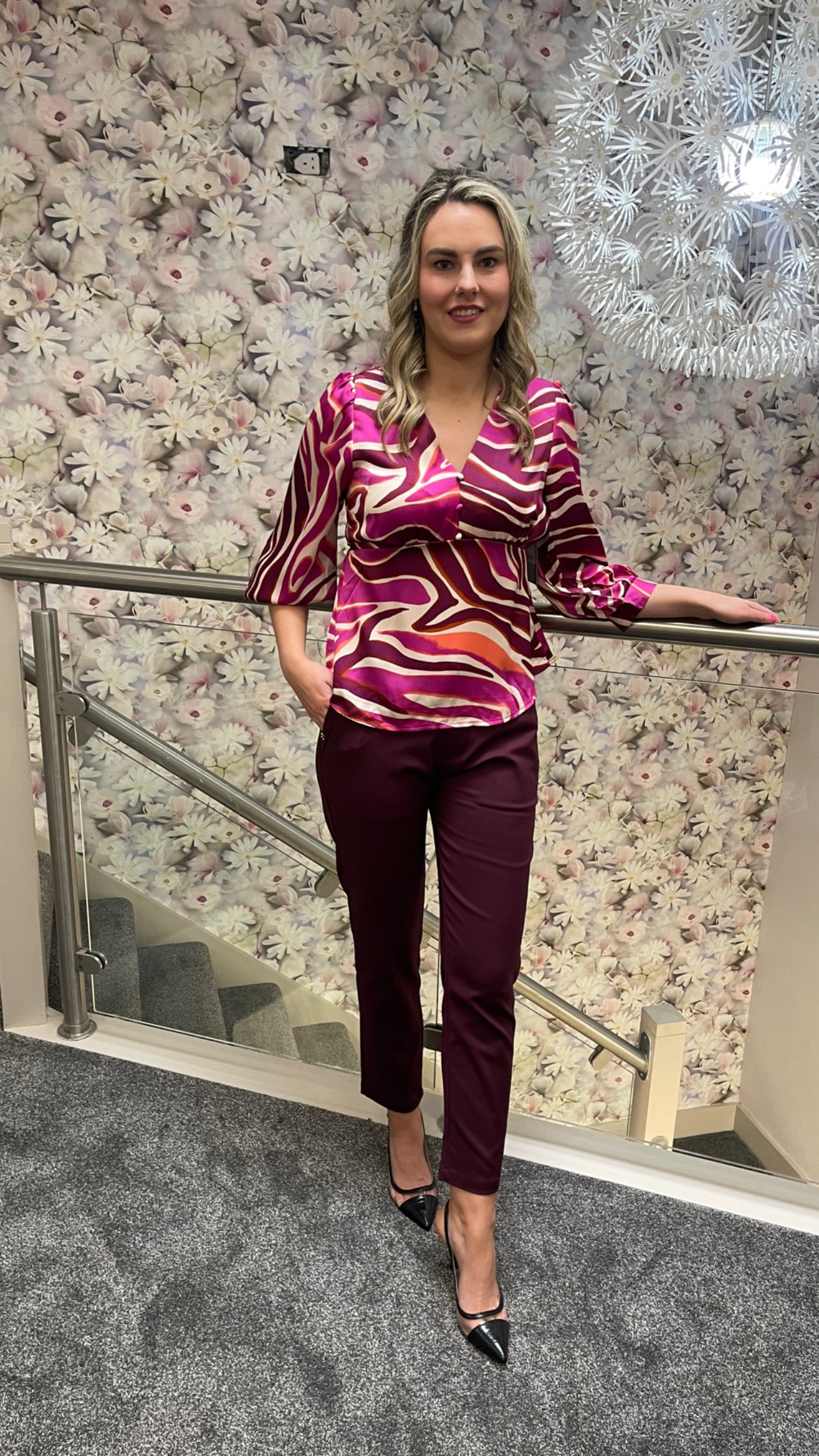 MARCY PINK TOP